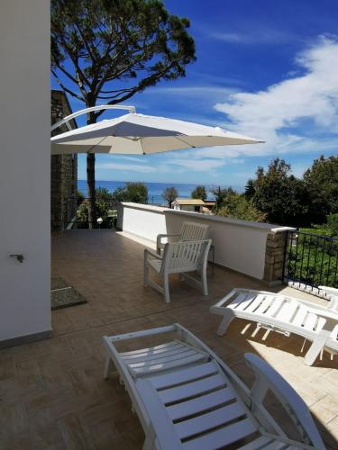 陽台/露台, Villa Maria Luxury Suites in 斯佩隆加
