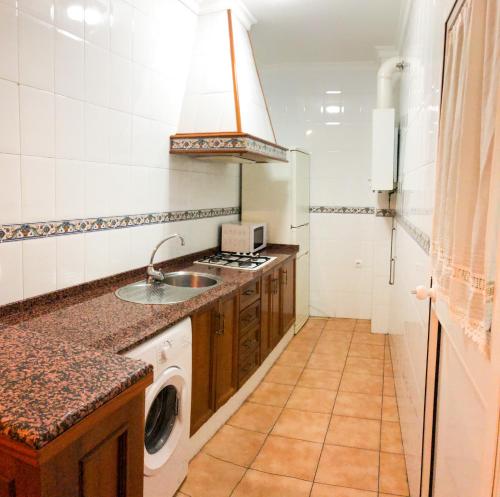 Konyha, Apartamento Hostal Mellizo in Lebrija