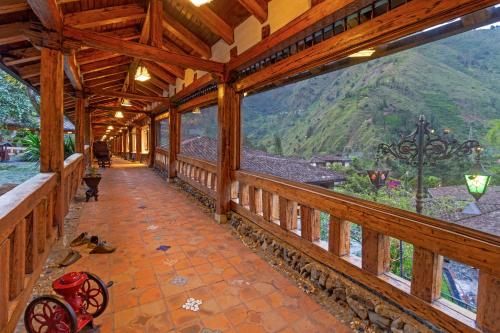 balkon/terras, Samari Spa Resort in Banos