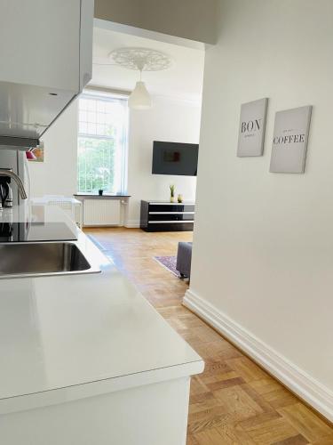 Cucina, aday - Aalborg mansion - Open bright apartment with garden in Kaerby