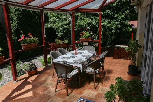 Balcony/terrace, Molnar Apartment in Sarvar