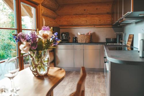 廚房, Landhaus Auszeit in 萊佳費爾德