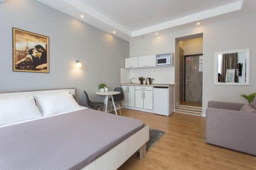 Studio LUX beside metro Universytet, Yaroslava Mudroho - Chernyshevska str 95-5 in Harkov