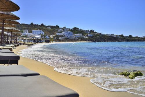 strand, Petinos Hotel in Mykonos