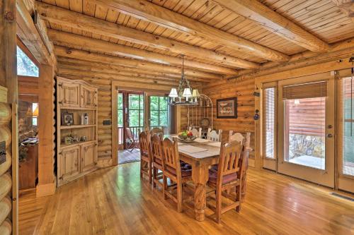 Purlear Luxury, Spacious Log Cabin with Mtn Views! in Purlear, USA