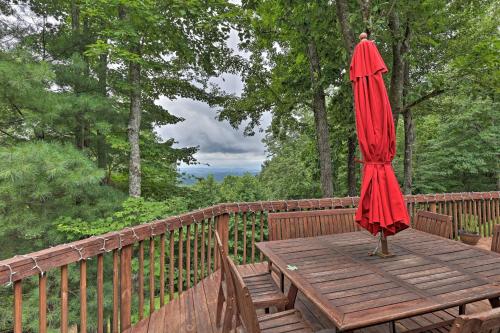 Purlear Luxury, Spacious Log Cabin with Mtn Views! in Purlear, USA