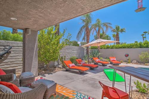 Colorful Palm Springs Property with Private Oasis!