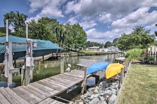 Canalfront Ocean City Getaway with Deck and Dock!