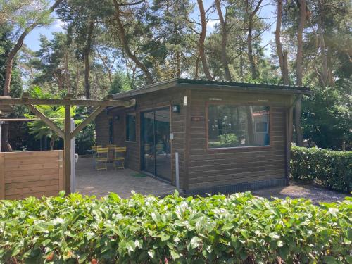 " CasitaCuriosa " chalet op camping met buitenzwembad