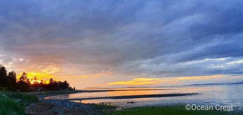 Strand, Ocean Crest Motel in Qualicum Beach (BC)