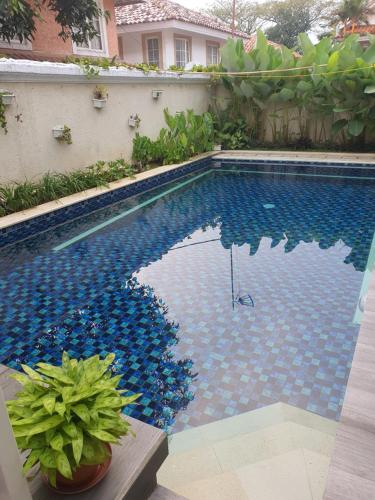Swimming pool, Omah Kumpul Sentul near Mount Gede Pangrango National Park