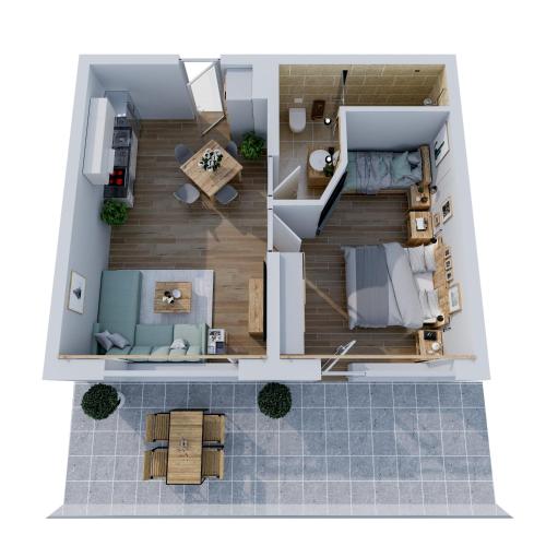 Apartment with Mountain View image 1