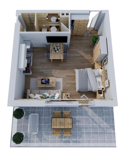 Apartment with Mountain View image 1