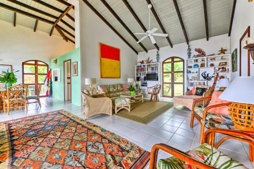 Nevis Home with Pool, Stunning Jungle and Ocean Views! in เซนต์ คิตส์