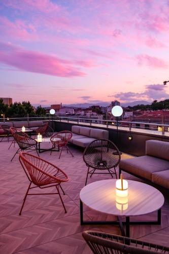 Balcony/terrace, Hotel Ultonia in Girona