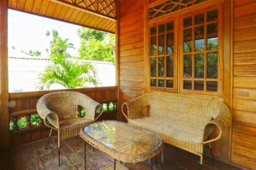 Balcony/terrace, Aquarius Orange Resort near Rindu Alam Restaurant