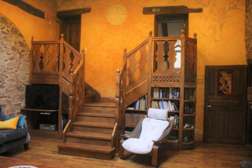 Koplietošanas atpūtas telpa ar TV, Casa Rural Chao de Castro in Ribeira Depikvina