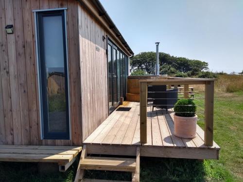 Arran stunning luxury escape Cleeves Cabins in Dalry