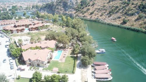 Riverside villas in Dalyan