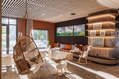 ล็อบบี้, โนโวเทล เมแฌฟ มงบล็อง (Novotel Megève Mont Blanc) in เมอเชฟ