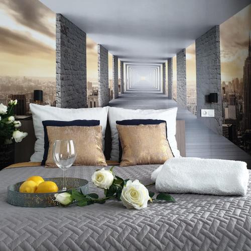 Q Apart SILVER -klimatyzowane STUDIO przy Manufakturze z garazem Gratis, FV - Lodz