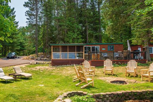 Pequot Lakes Cabin with Dock Nestled on Loon Lake!