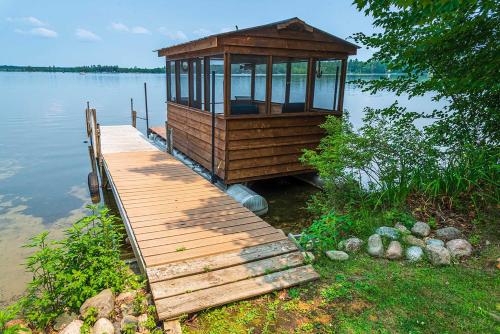 Rustic Pequot Lakes Cabin with Dock on Loon Lake