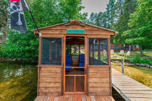 Rustic Pequot Lakes Cabin with Dock on Loon Lake