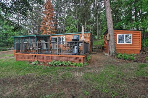 Rustic Pequot Lakes Cabin with Dock on Loon Lake