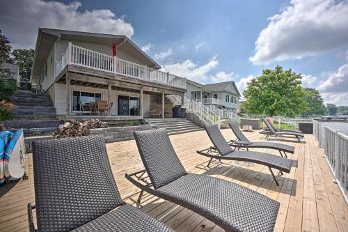 . Waterfront Home with Spacious Deck on Duck Lake!