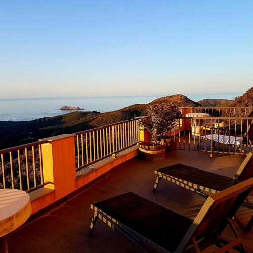 Camera doppia, vista sul mare, terrazza