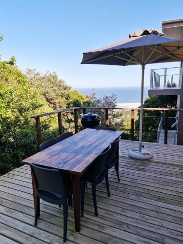 Balcony/terrace, Infinity Blue Luxury Accommodation in Wilderness
