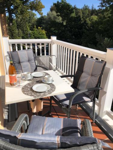 Balcony/terrace, Appartmenthaus Duenenschloss in Ostseebad Kuhlungsborn