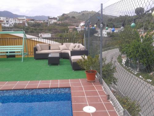 3 bedrooms house with private pool furnished garden and wifi at Canillas de Aceituno