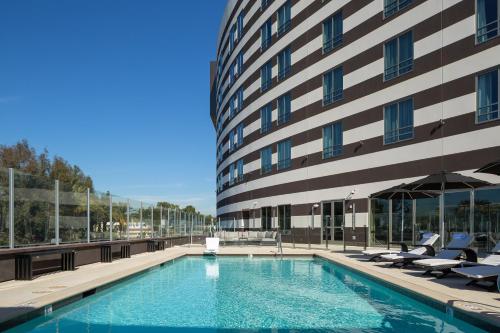 Swimming pool, The Bicycle Hotel & Casino in East Los Angeles