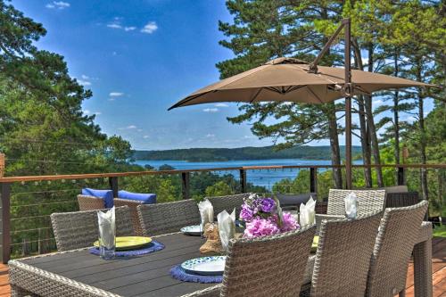 Upscale Cottage with Furnished Lake-View Deck!