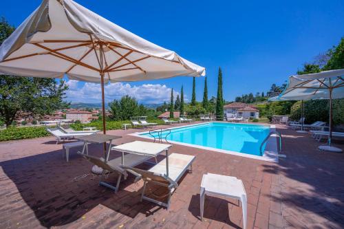 Bazen, Villa Faccioli Bosso with shared pool in Colognola Ai Colli