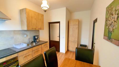 virtuve, Zur Krone Aparthotel in Heringen (Werra)