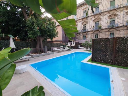 Swimming pool, San Max Hotel in Catania