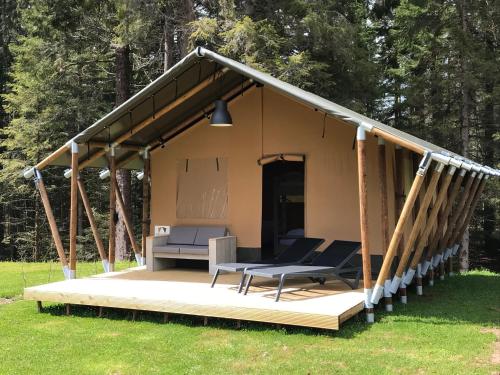 Budget Glamping Safaritent - La Steniole - Camping - Barbey-Seroux
