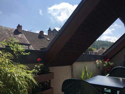 陽台/露台, Ferienwohnung in Binger Stadtmitte mit Balkon in 萊茵河畔賓根