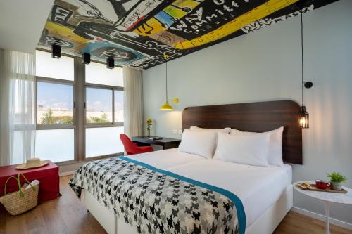객실, 호텔 75 바이 프리마 호텔 (Hotel 75 By Prima Hotels) in 텔아비브