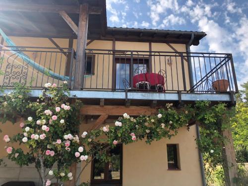 L'étoile de Jor eco-lodge, a ground floor ecologically renovated home with pool and view gîte à louer Fanlac