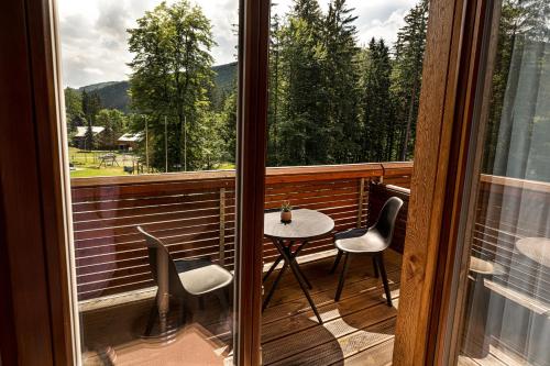 Erkély/terasz, Horský hotel Lorkova vila (Horsky hotel Lorkova vila) in Celadna