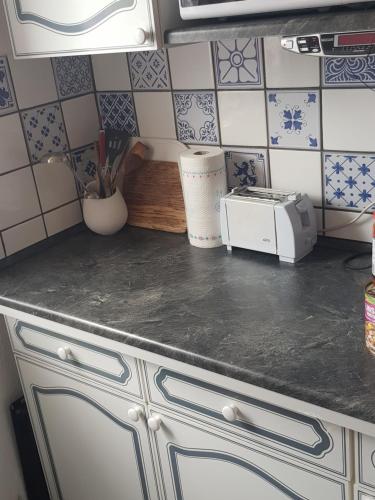 廚房, Ferienhaus auf Rügen (Ferienhaus auf Rugen) in 金格斯特