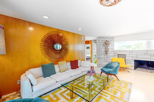 Midcentury Aqua Skies