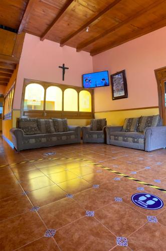 Mineral del Monte Hotel Posada Castillo Panteon Ingles 3-Star Hotel pool