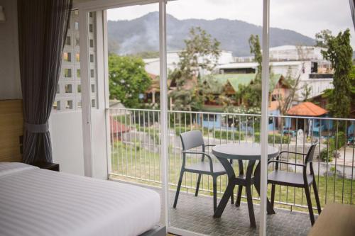 Balcony/terrace, Sairee Hut Resort Koh Tao in Sairee Beach