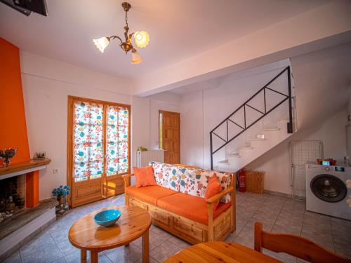 Orange House for big families in Damouchari - Delicious Houses in Ntamouchari