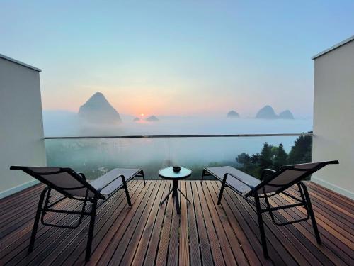 Misty Wonderland ,Yangshuo Xingping - 발코니/테라스